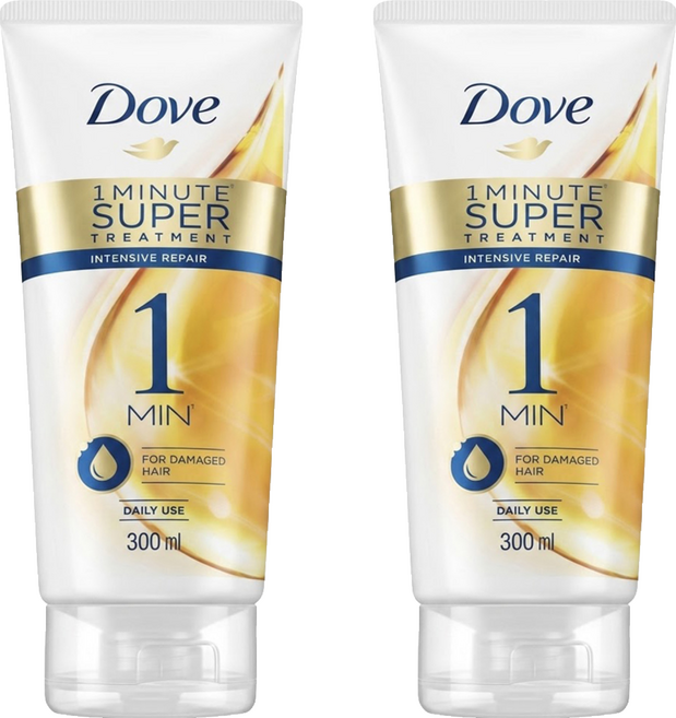 Dove 多芬 1分鐘速效護髮精華 深層修護, 2個, 300ml