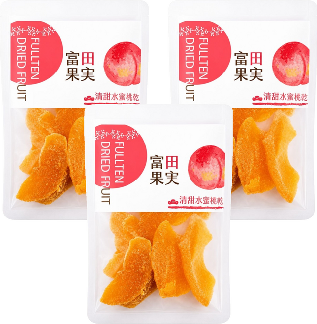 FULL TEN 富田 清甜水蜜桃, 3個, 60g