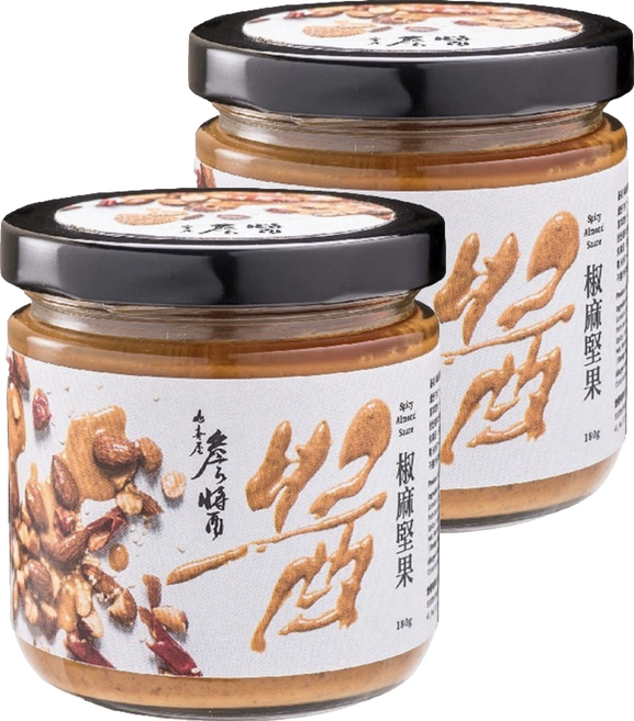 山喜屋 詹醬 椒麻堅果醬, 180g, 2個