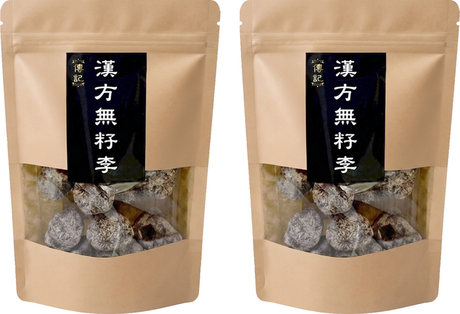 傳記 漢方無籽李, 2個, 200g