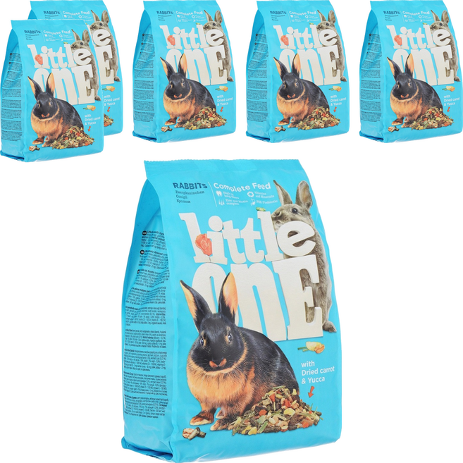 little onE 兔子飼料, 900g, 6包