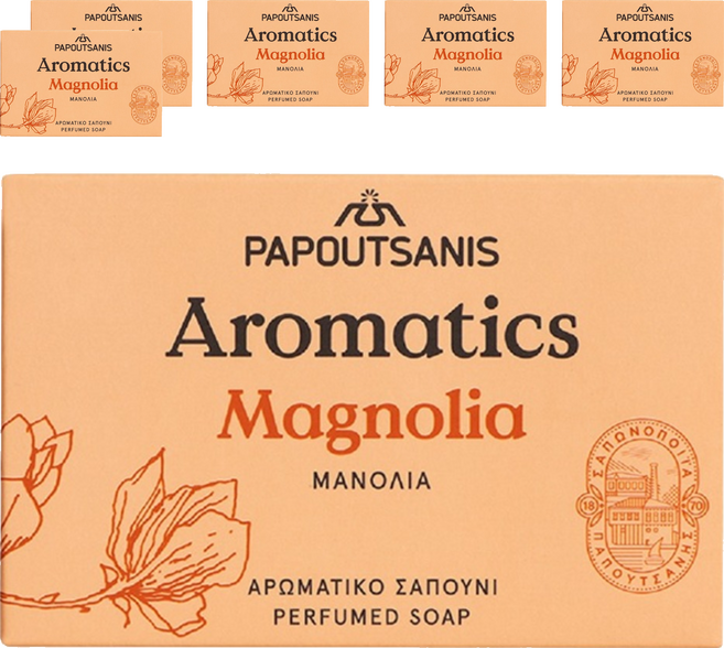 Aromatics 玉蘭花香滋潤沐浴皂, 100g, 6個