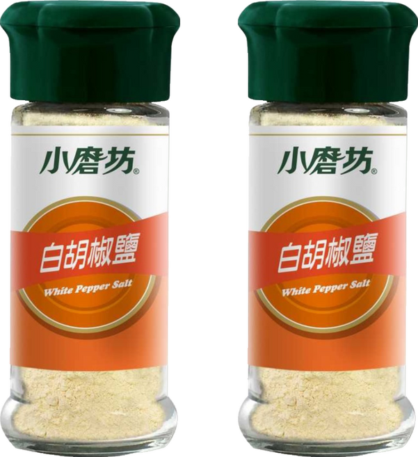 小磨坊 白胡椒鹽, 45g, 2個