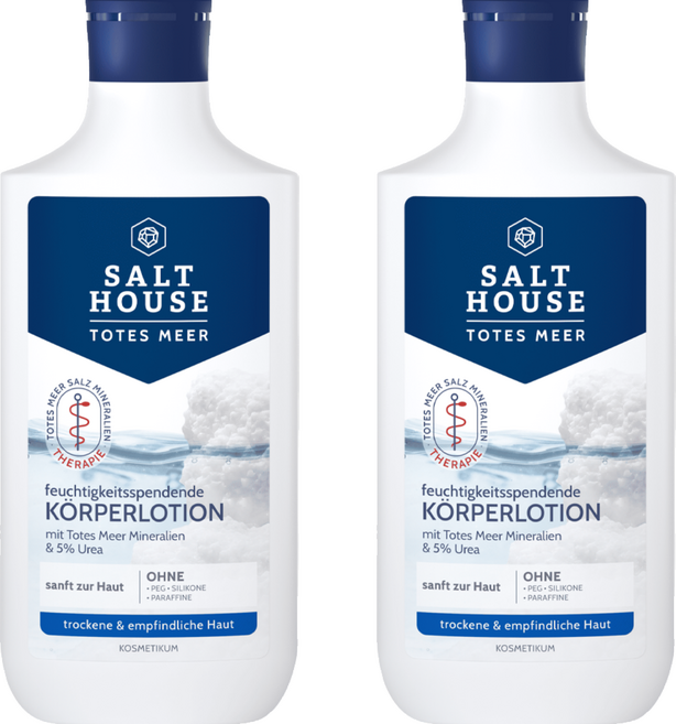 SALT HOUSE TOTES MEER 純淨溫和高保濕身體乳, 2個, 250ml