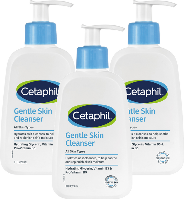 Cetaphil 舒特膚 溫和潔膚乳, 3個, 236ml