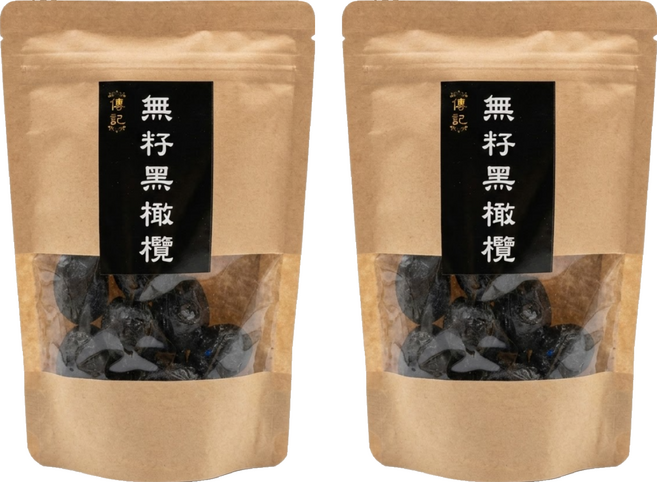 傳記 無籽黑橄欖, 210g, 2個