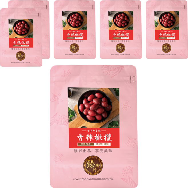 臻御行 香辣橄欖, 300g, 6包
