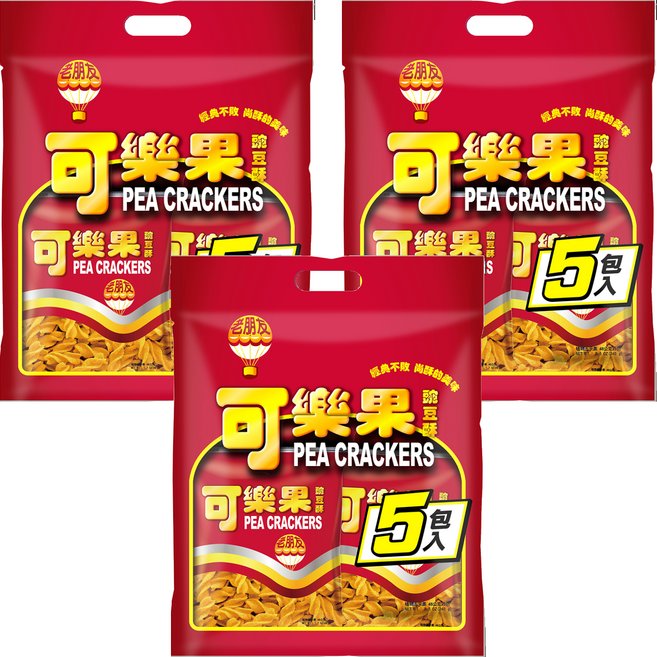可樂果 古早味 量販 5包, 240g, 3袋