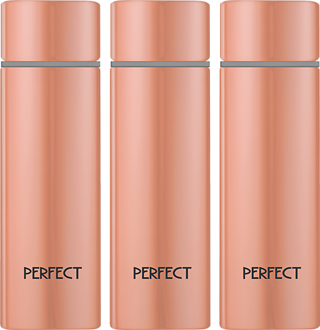 PLUS PERFECT 理想 極緻316 口袋杯 SJ-7001140-3, 3個, 珊瑚粉, 140ml
