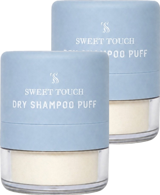 SWEET TOUCH 直覺 涼感輕盈控油蓬蓬粉, 5g, 2個