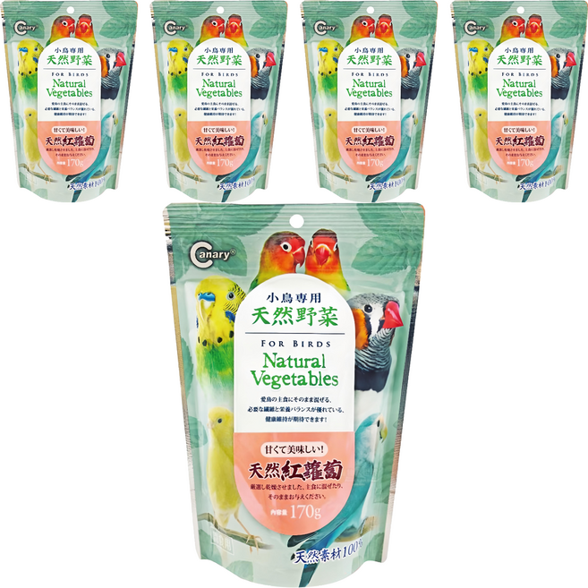 Canary 田園舒食鳥用 紅蘿蔔 B-S760, 170g, 5包