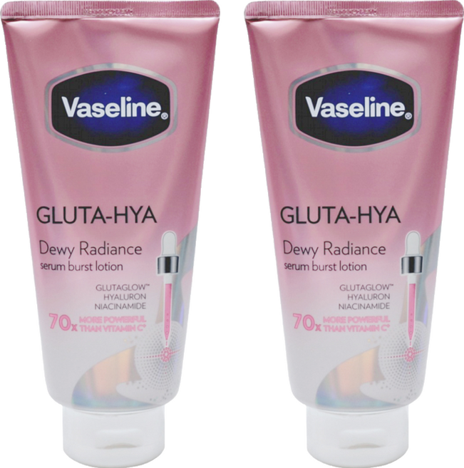 Vaseline 凡士林 肌亮水潤精華凝乳, 2個, 300ml