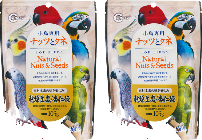 Canary 杉本屋鳥用/杏仁條豆腐能量點心 b-s802, 105g, 2入
