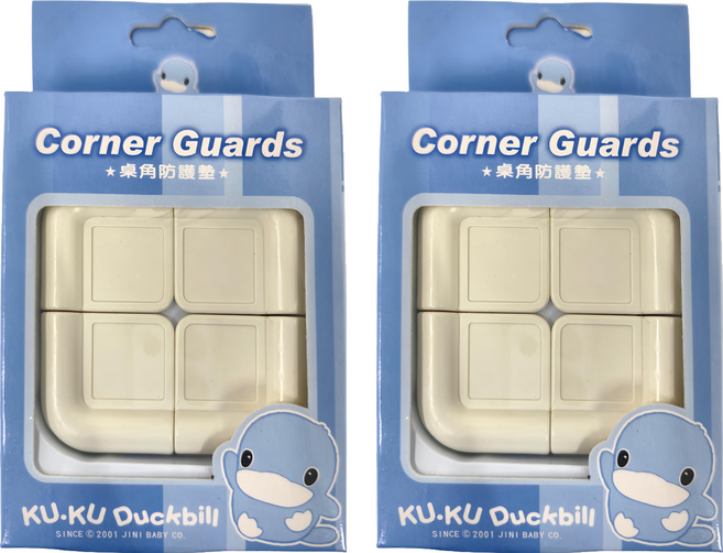 KU.KU Duckbill 酷咕鴨 桌角防護套, 米色, 2組