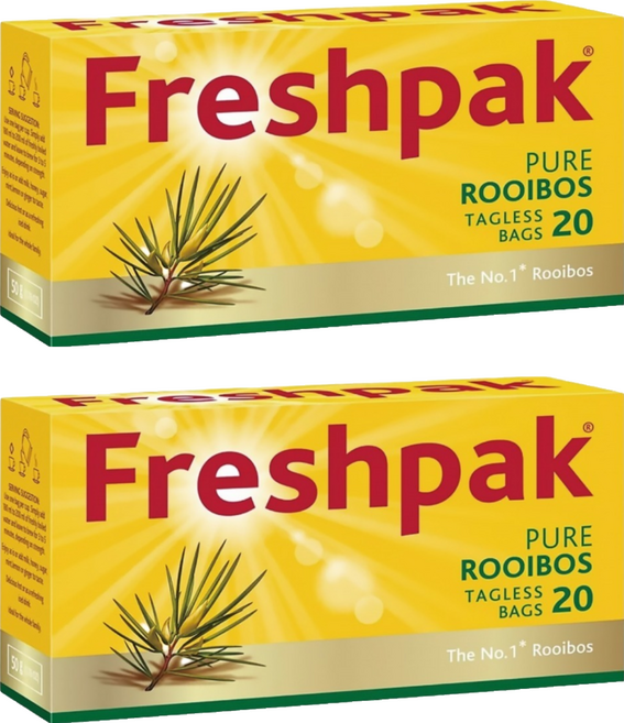 Freshpak 南非國寶茶 博士茶, 2.5g, 2套, 20個裝