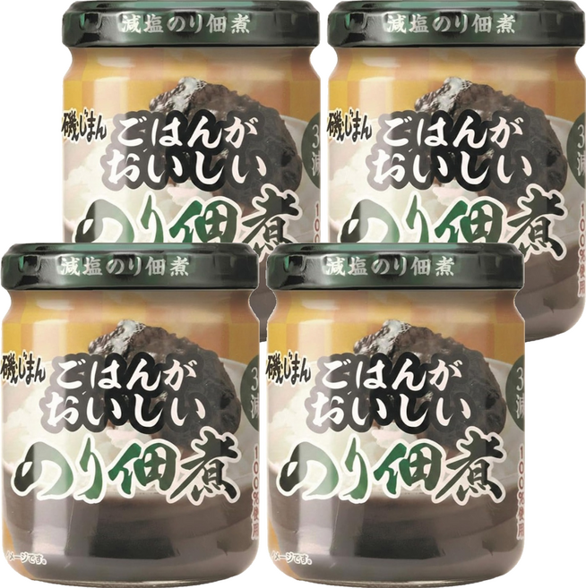 Isojiman 減鹽海苔佃煮, 120g, 4個