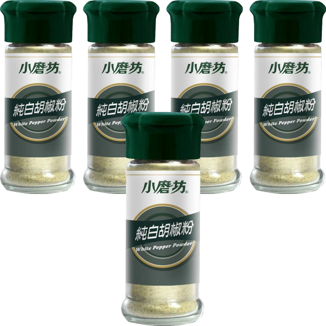小磨坊 純白胡椒粉, 30g, 5個
