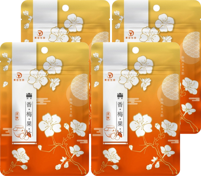 青禾 香濃錠 香梅果片, 4個, 39g