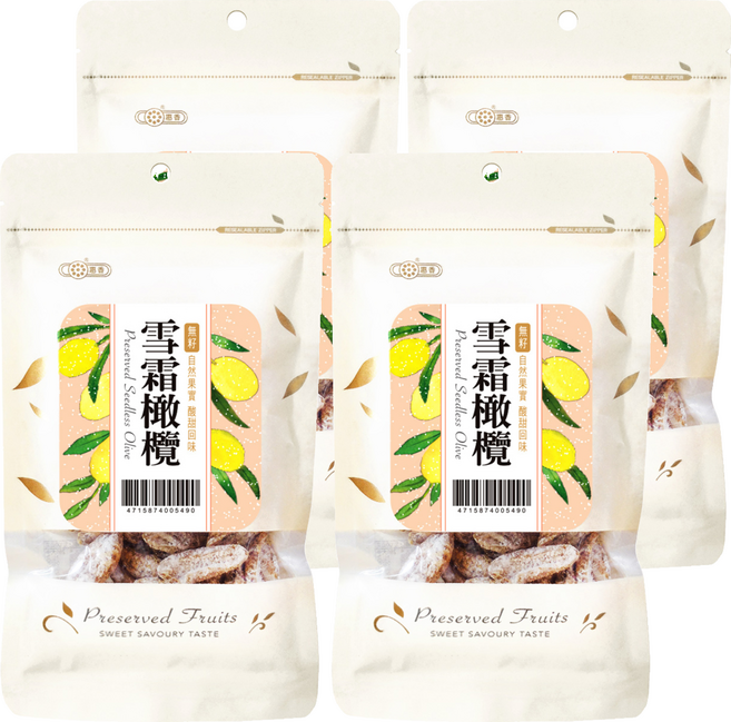 惠香 無籽雪霜橄欖, 4個, 130g