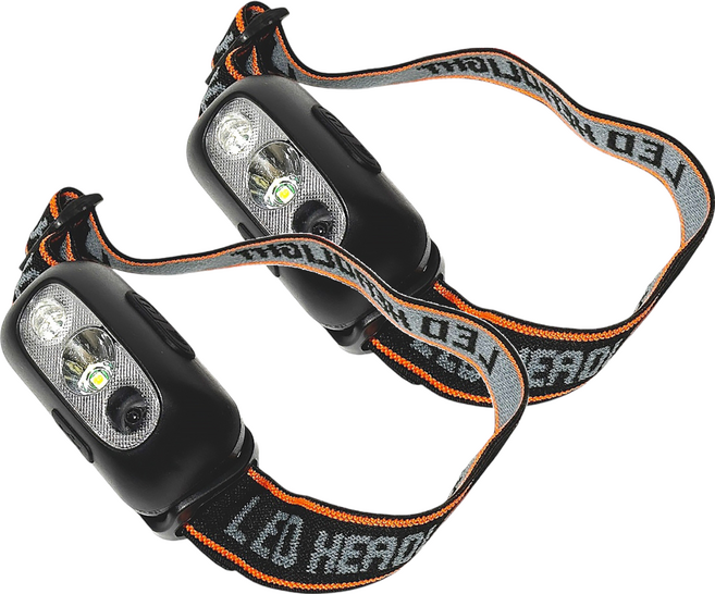 Lofor 樂活生活家 LED充電式智能感應頭燈 M-7630, 黑色, 2個