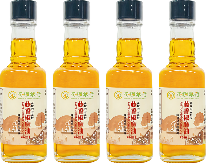 花樹銀行 藤香椒麻油, 4個, 46ml