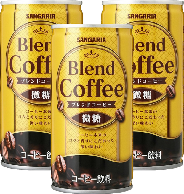 SANGARIA Blend 微糖咖啡, 185ml, 3個