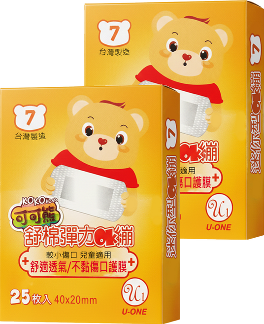U-ONE 迷你型OK繃, 25入, 2盒