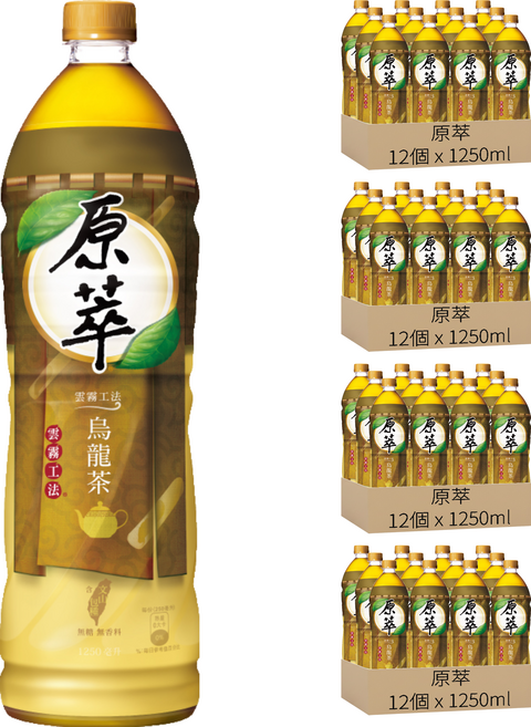 原萃 包種烏龍茶, 48個, 1250ml