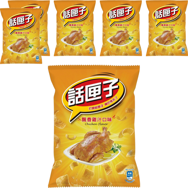 波卡 話匣子 飄香雞汁口味玉米片, 135g, 6個