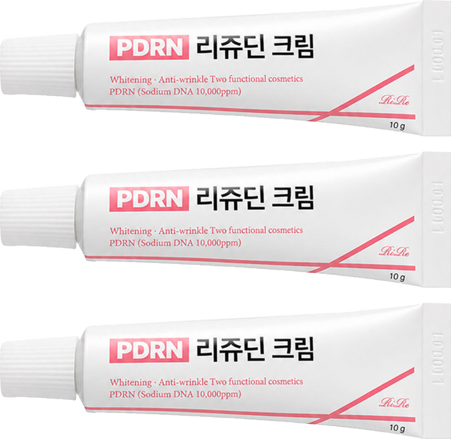 RiRe 台灣公司貨 PDRN REJUDIN 麗珠汀舒緩修護霜, 10g, 3件