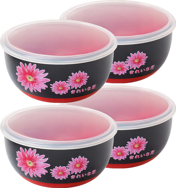 YOYOKI 日式保鮮蓋碗 小 顏色隨機, 4個, 單品