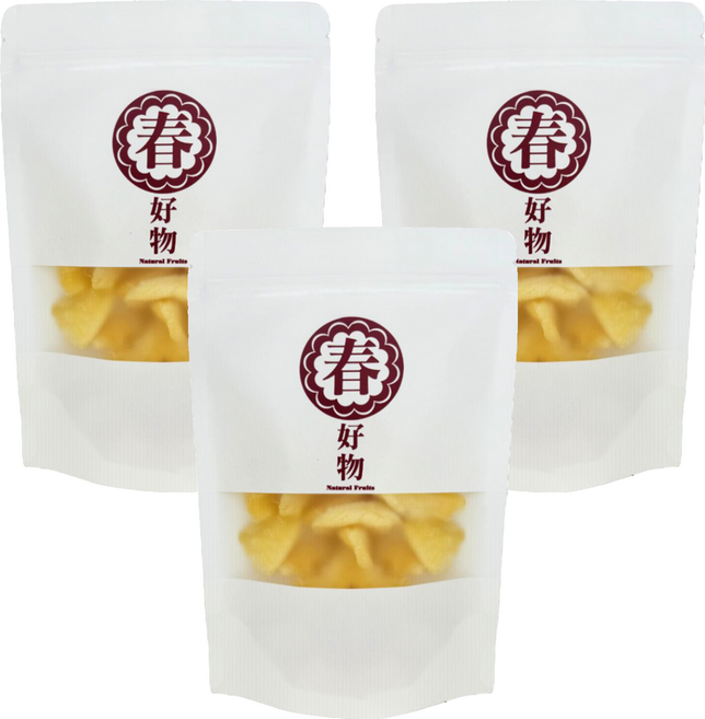春哥好物 蘋果乾, 3個, 180g