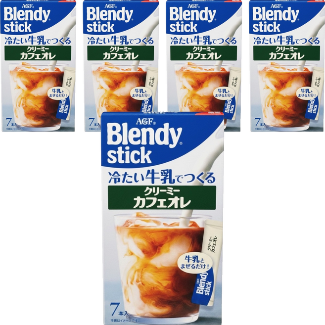 Blendy stick 奶香咖啡, 6.5g, 5套, 7個裝