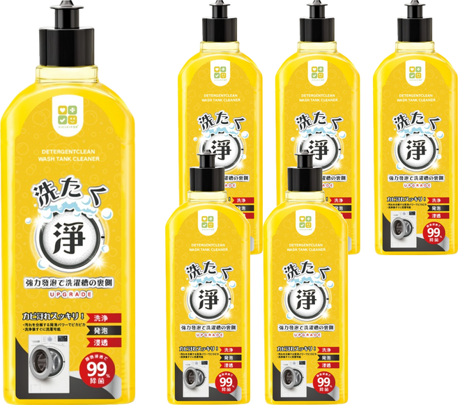 CLH 洗衣槽清潔除垢劑, 500ml, 6瓶