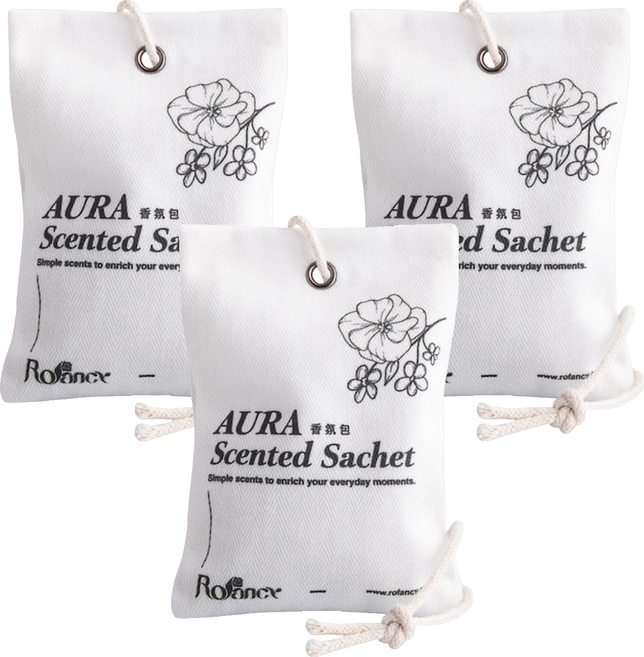 Rofancy 洛帆晞 AURA 香氛包, 10g, 3個, 琥珀烏木