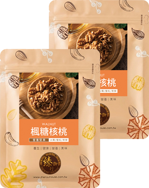 臻御行 楓糖核桃, 200g, 2個