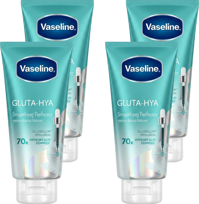 Vaseline 凡士林 水楊酸煥膚精華凝乳, 4個, 300ml