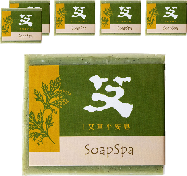 SoapSpa 艾草平安皂, 100g, 6個