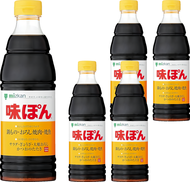 mizkan 味滋康 柑橘醋醬汁, 5個, 360ml