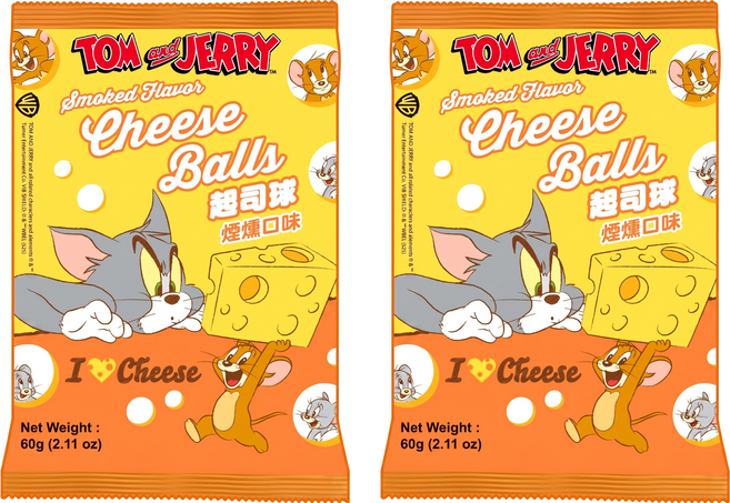 AMANDIER 雅蒙蒂 Tom and Jerry 起司球 煙燻口味, 60g, 2個