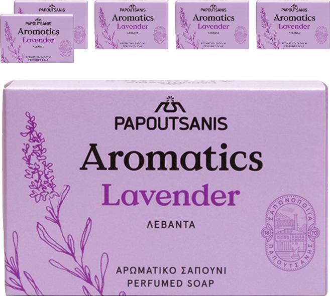 Aromatics 薰衣草舒緩保濕沐浴皂, 100g, 6個