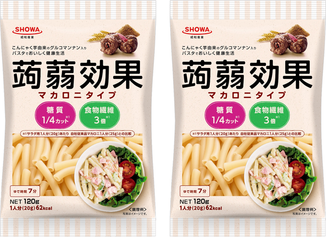 SHOWA 昭和 蒟蒻效果通心粉, 120g, 2個