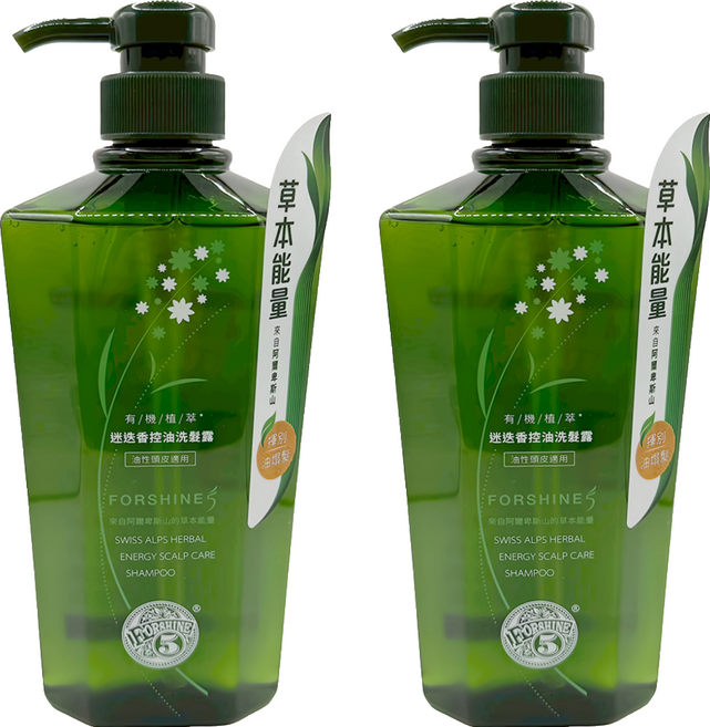 芙夏妮 迷迭香控油洗髮露, 2個, 550ml