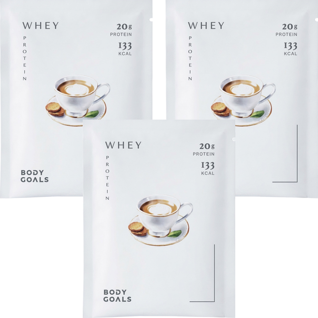 BODY GOALS 多效乳清蛋白飲 英式奶茶, 31g, 3個