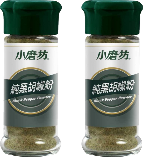 小磨坊 純黑胡椒粉, 27g, 2個