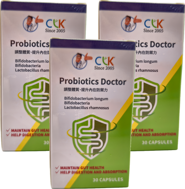CLK 健生 代謝力益生菌膠囊, 30顆, 500mg, 3罐