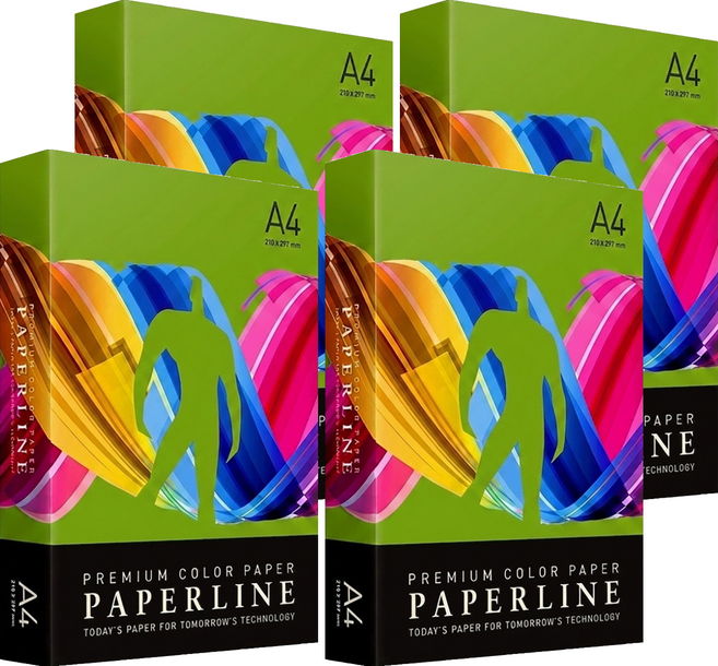 PAPERLINE 彩色影印紙 PL230 翠綠色 80磅, A4, 2000張