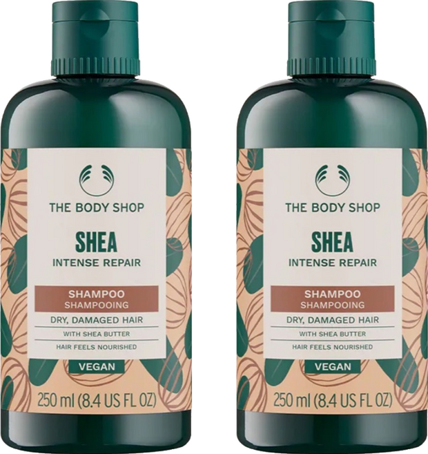 THE BODY SHOP 美體小舖 台灣公司貨 乳油木果豐盈洗髮精, 2件, 250ml