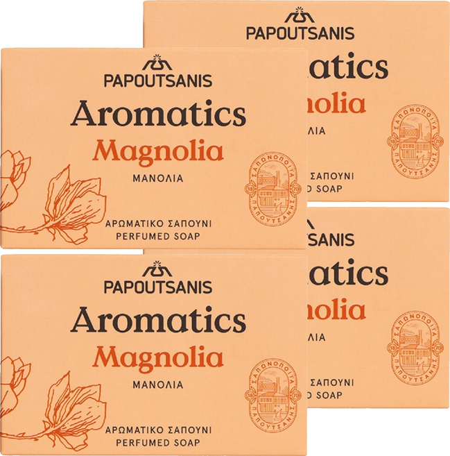 Aromatics 玉蘭花香滋潤沐浴皂, 100g, 4個