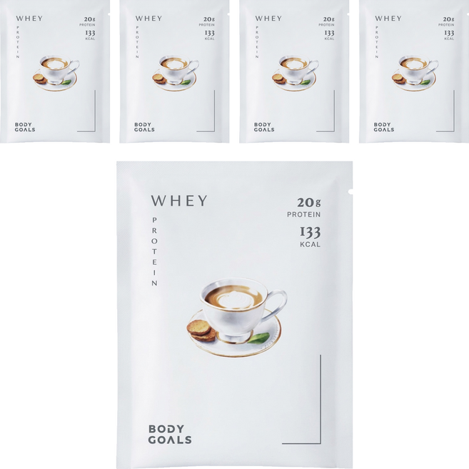 BODY GOALS 多效乳清蛋白飲 英式奶茶, 31g, 5個